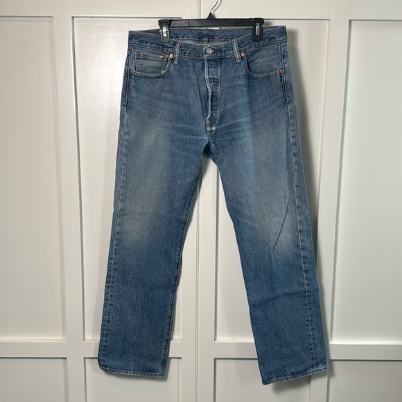 Levi's 501 original button fly jeans 36x32 - Picture 1 of 11